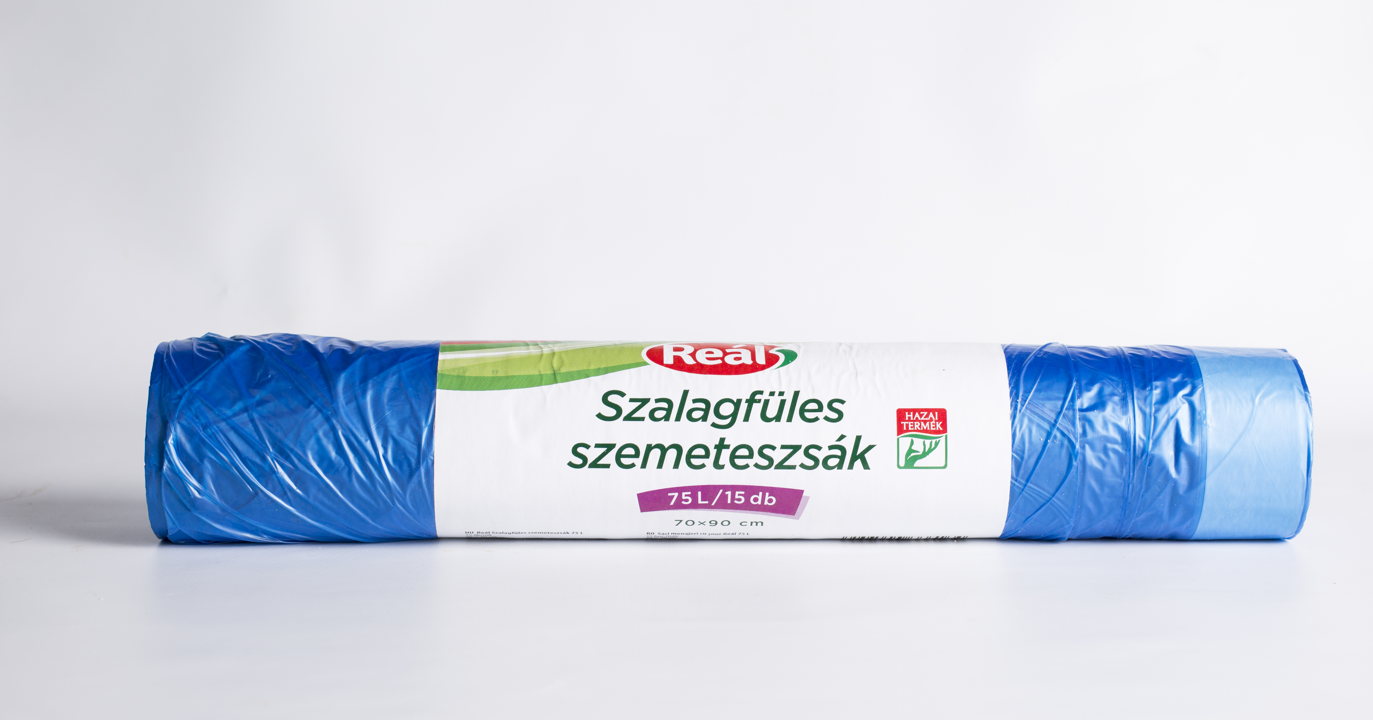 REÁL Szalagfüles szemeteszsák 75 l